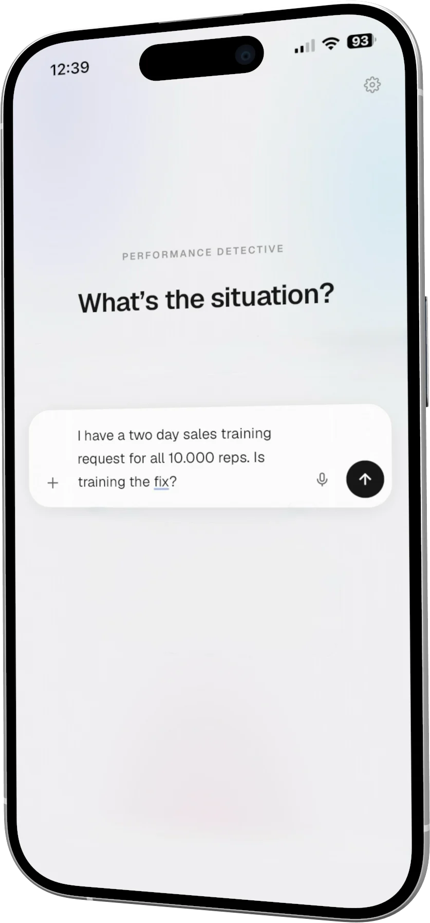Your sales request